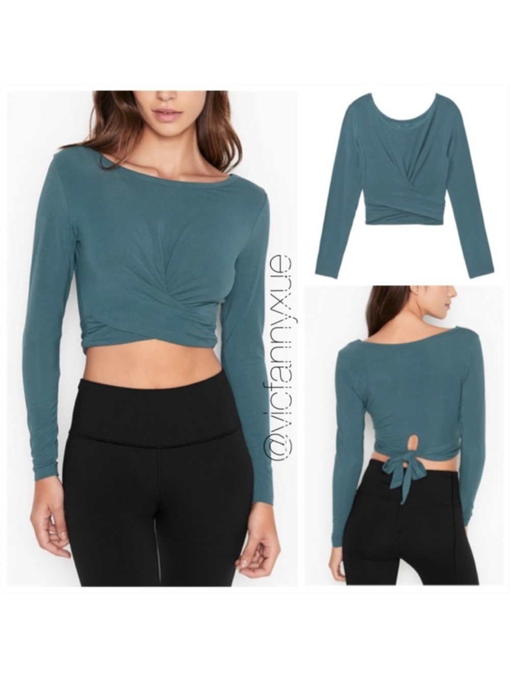 Victoria’s Secret twisted long sleeve tee xs